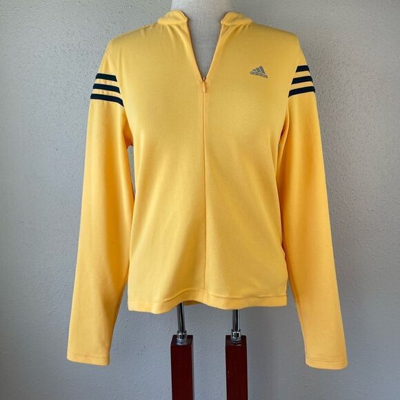 Adidas Retro Quarter Zip Pullover Size M EUC - Picture 1 of 8